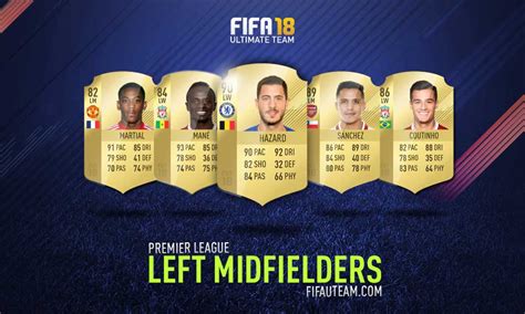 best lv fifa 18|left midfielders fifa 18.